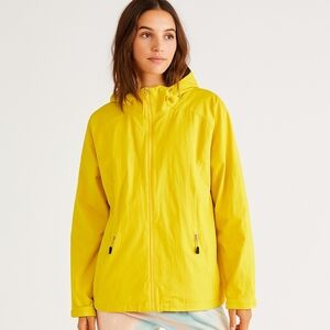 Jotunheim Norway Packable Yellow Softshell Rain Jacket Women's L